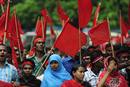 Manifestaci&oacute;n de trabajadores y trabajadoras en Bangladesh