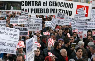 Ver v&iacute;deo  'Manifestaciones en favor de los palestinos'