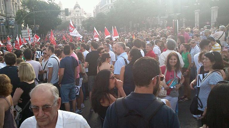 Manifestaciones de los sindicatos en toda Espa&ntilde;a