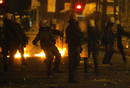 MANIFESTANTES SE ENFRENTAN CON LA POLIC&Iacute;A LOCAL EN LA UNIVERSIDAD POLIT&Eacute;CNICA EN EL CENTRO DE ATENAS