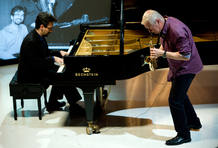 Andreas Prittwitz al saxof&oacute;n y Daniel del Pino al piano