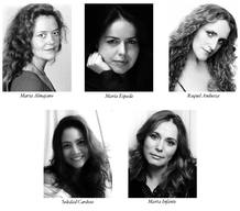 Las cantantes de "Iphigenia en Tracia"