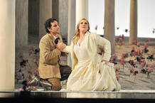 Los dos divos en escena en el montaje de la &oacute;pera 'Linda de Chamonix'