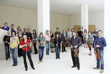 La Mahler Chamber Orchestra al completo