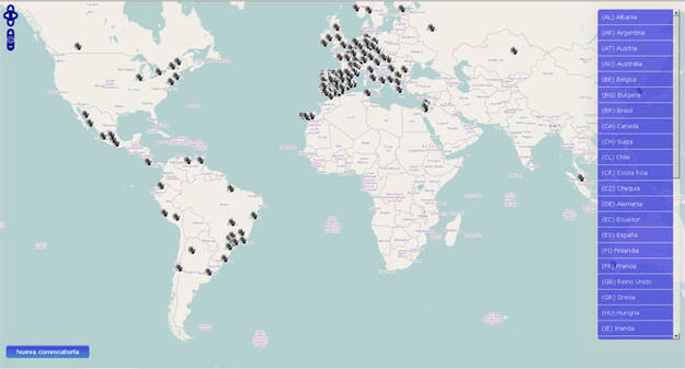 Mapa de las protestas previstas en el mundo el 12M