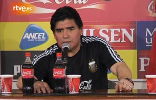 Ver v&iacute;deo  'Maradona: 'A los que no cre&iacute;an, que la chupen''