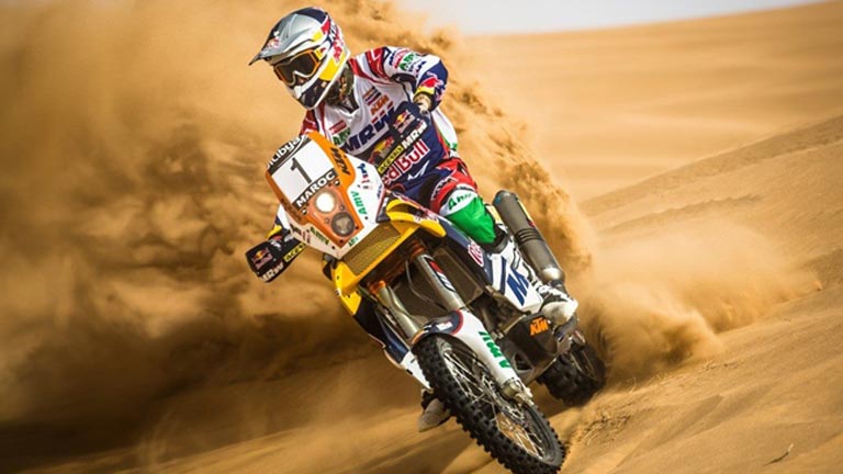 Marc Coma renuncia al Dakar por una luxaci&oacute;n