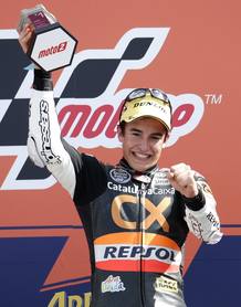 Marc Márquez consolida su liderato en Moto2 con el triunfo en el GP de San Marino. Marc Márquez consolida su liderato en Moto2 con el triunfo en el GP de San Marino.