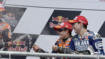 Ir al Video&nbsp;Marc M&aacute;rquez, feliz pero prudente: "Lorenzo y Pedrosa son favoritos"
