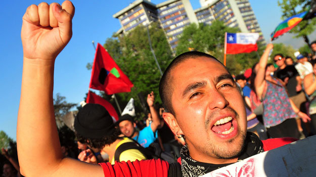 Marcha por la Educaci&oacute;n en Santiago de Chile