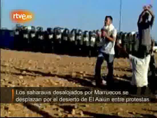 Los saharauis desolajdos, hacia El Aai&uacute;n sin dejar las protestas