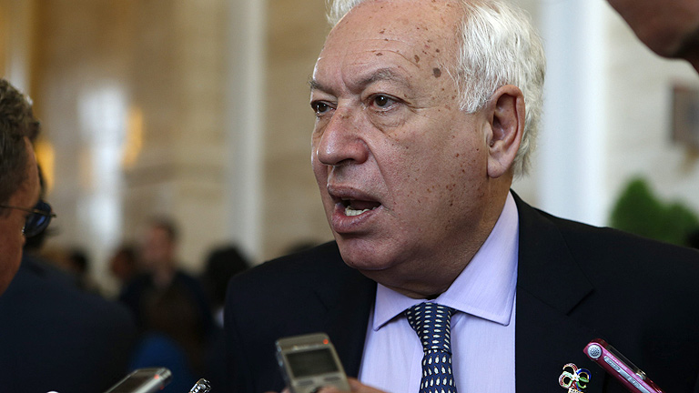 Garc&iacute;a-Margallo asegura que el refer&eacute;ndum catal&aacute;n ser&iacute;a "jur&iacute;dicamente un golpe de Estado"