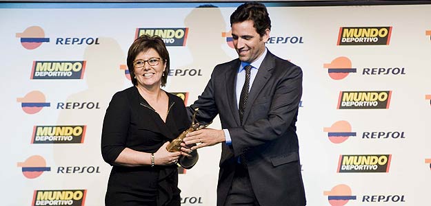 María Escario recoge el premio Juan José Castillo de Periodismo en la Gala del Deporte de Mundo Deportivo María Escario recoge el premio Juan José Castillo de Periodismo en la Gala del Deporte de Mundo Deportivo