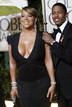 Singer and actress Mariah Carey and husband Nick Cannon arrive at the 67th annual Golden Globe Awards in Beverly Hills