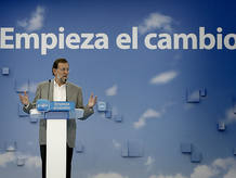 El lema de precampa&ntilde;a: Empieza el cambio