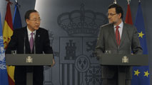 Ir al Video&nbsp;Mariano Rajoy se re&uacute;ne con Ban Ki-Moon en su visita a Espa&ntilde;a