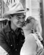 Marilyn Monroe y Clark Gable en Vidas rebeldes, 1961.