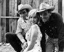 Marilyn Monroe, Montgomery Clift y Clark Gable en Vidas rebeldes, 1961.
