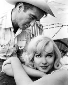 Marilyn Monroe y Montgomery Clift en 'Vidas rebeldes', 1961. Marilyn Monroe y Montgomery Clift en 'Vidas rebeldes', 1961.