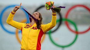 Ver v&iacute;deo  'Marina Alabau, primer oro de Espa&ntilde;a'
