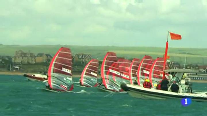 Ir al Video&nbsp;Marina Alabau ya triunfa en las aguas de Weymouth