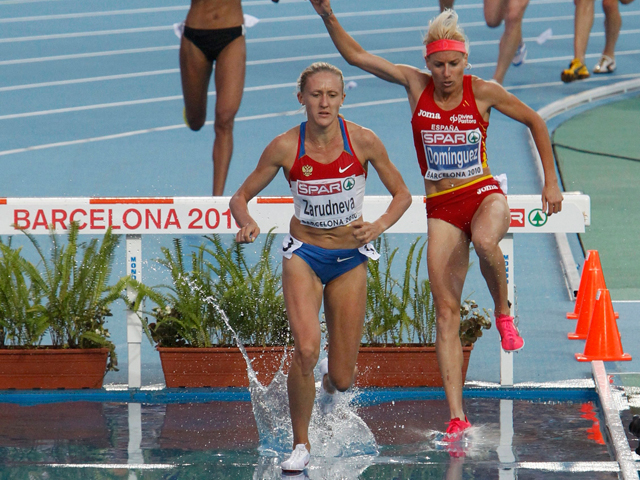 Marta Dom&iacute;nguez, plata en los 3.000 obst&aacute;culos