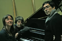 Marta Echeverr&iacute;a junto a Iv&aacute;n y Amaro Ferreiro