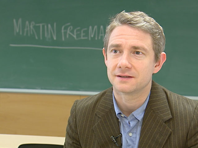 Martin Freeman, protagonista de "El hobbit", rueda en Barcelona
