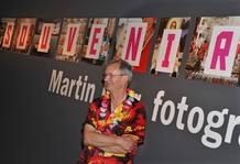 Martin Parr, en la inauguraci&oacute;n de la exposici&oacute;n.