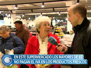 M�s Gente - Una cadena de hipermercados descontar� el IVA a los mayores de 65 a�os