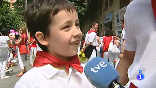 Ver v&iacute;deo  'Los m&aacute;s peque&ntilde;os tambi&eacute;n corren los Sanfermines'