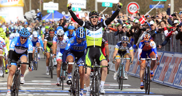 Mathew Goss se lleva la etapa al esprint Mathew Goss se lleva la etapa al esprint