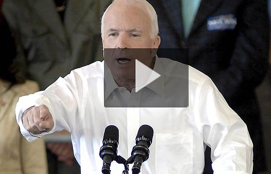 McCain deja la campa&ntilde;a electoral para centrarse en el debate sobre la crisis