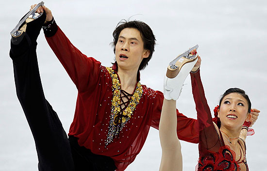 Actuaci&oacute;n de la pareja china, subcampeones ol&iacute;mpicos.