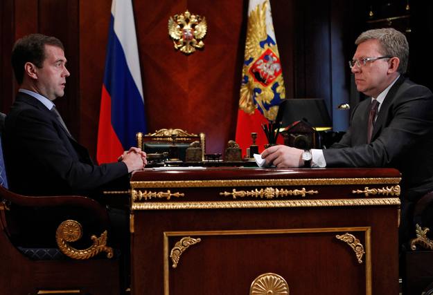 Medvédev y Kudrin Medvédev y Kudrin