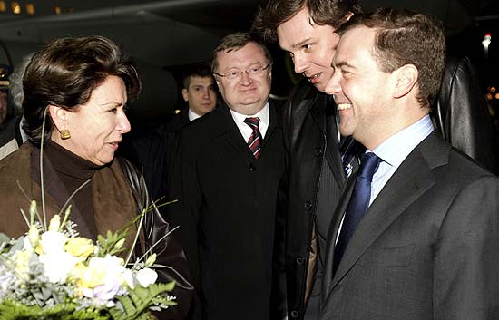 Primera visita oficial de Medvedev a Espa&ntilde;a