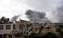 Columnas de humo sobre la franja de Gaza tras el bombardeo israel&iacute;