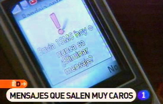 Espa&ntilde;a Directo - Mensajes que salen muy caros
