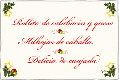 Men&uacute; de Navidad econ&oacute;mico