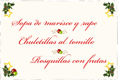 Men&uacute; navide&ntilde;o cl&aacute;sico