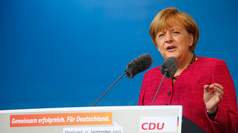Merkel pide unidad de voto en las urnas