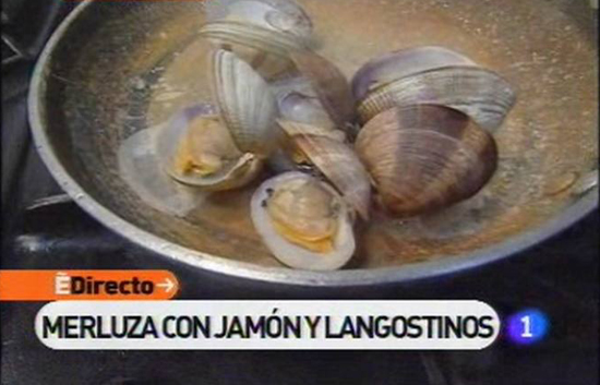 Espa&ntilde;a Directo - Merluza con jam&oacute;n y langostinos