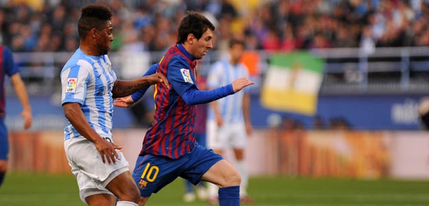 MESSI EN EL MALAGA - BARCELONA MESSI EN EL MALAGA - BARCELONA