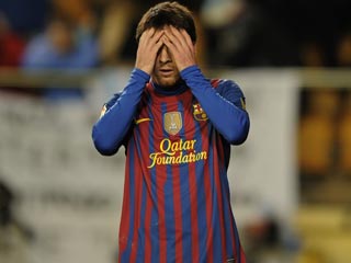 Messi se estrell� contra el muro del Villarreal