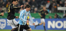 Messi, con la selecci&oacute;n argentina en una imagen de archivo.