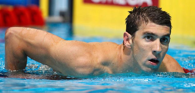 Michael Phelps, en un momento de los 'trials'