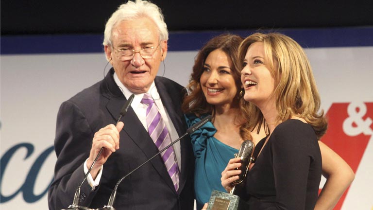 Mar&iacute;a Casado, Xabier Fortes y Maril&oacute; Montero, Micr&oacute;fonos de oro