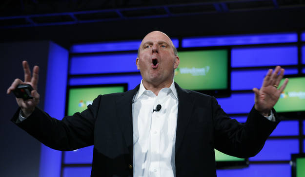 El consejero delegado de Microsoft, Steve Ballmer, durante una de las presentaciones de su compañía (Archivo) El consejero delegado de Microsoft, Steve Ballmer, durante una de las presentaciones de su compañía (Archivo)