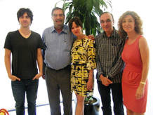Los miembros del jurado del IV Concurso de Cortos RNE.