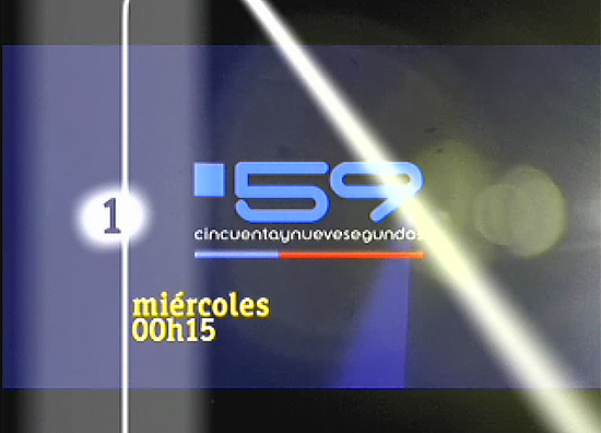 59 segundos - Mi&eacute;rcoles a las 00:15 en La1 de TVE